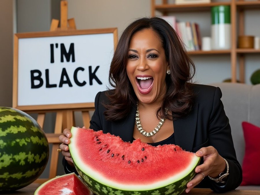 Proof Kamala is Black - meme