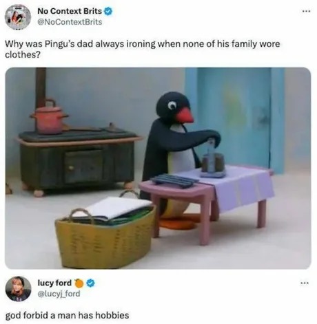 Big questions about Pingu - meme