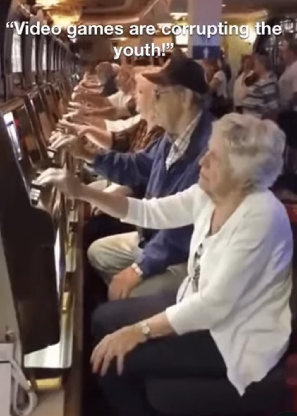 And apparently they corrupted the old people a long time ago. - meme