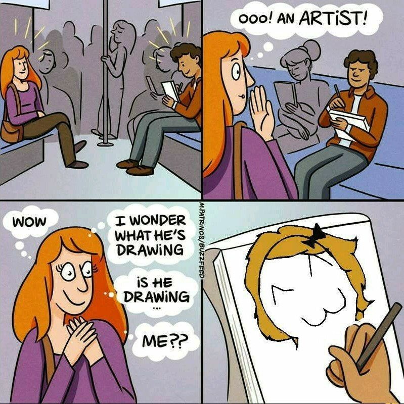 The artist is a man of culture as well - meme