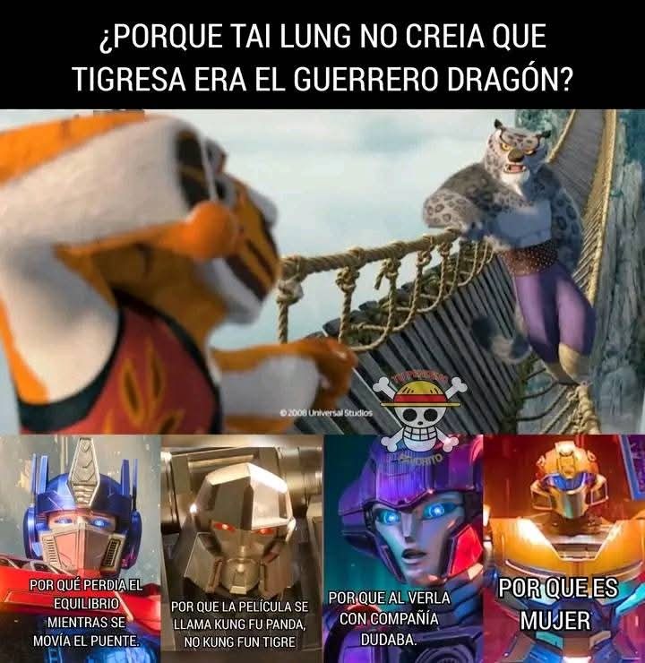 Skipper: MACHISMO eso es Bumblebee. Me gusta >:)......xD - meme