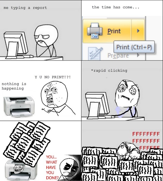 Why printer - meme
