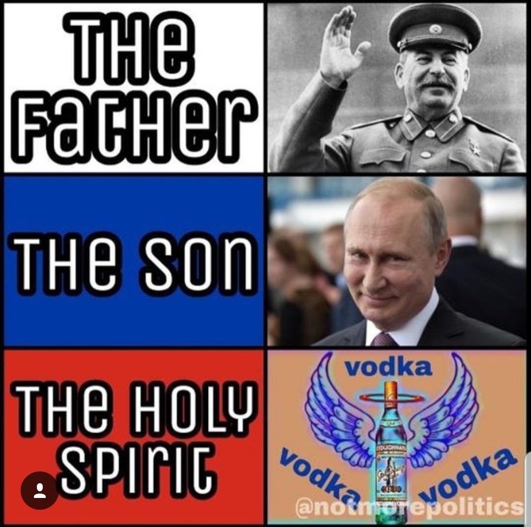 Le père, le fils, le saint esprit - meme