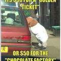50 for the chocolate factory