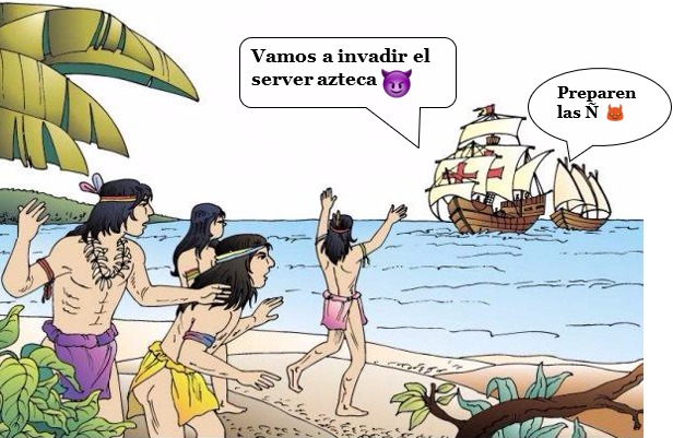 primera invasión de servers :0 - meme