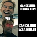 Warner cancelling Ezra Miller