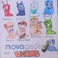 Apps de novageko en forma de worms