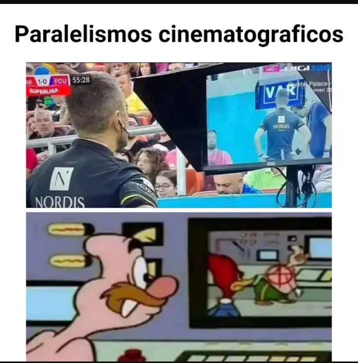 Paralelismos cinematográficos - meme