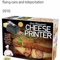 This is the what the future looks like: cheese printers