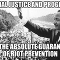 Riots do not develop out of thin air