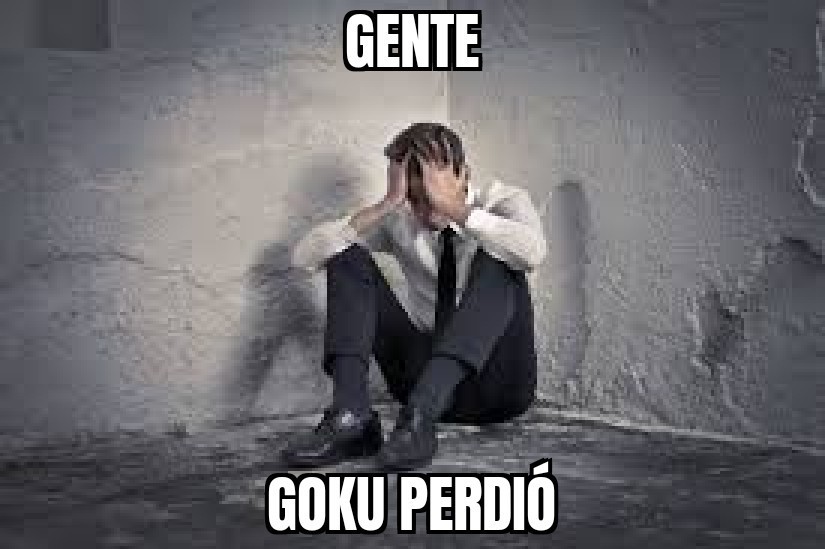 Goku perdió :( - meme