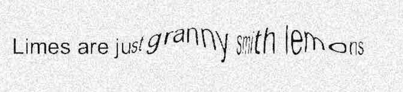 Granny Smith lemons - meme
