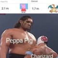 Peppa pig vs Charizard
