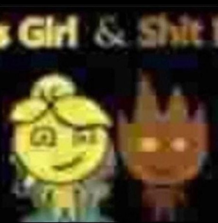 Pee girl & shit boy - meme