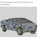 The real reason why the Cybertruck is so durable