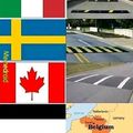 Speed bumps for different countries