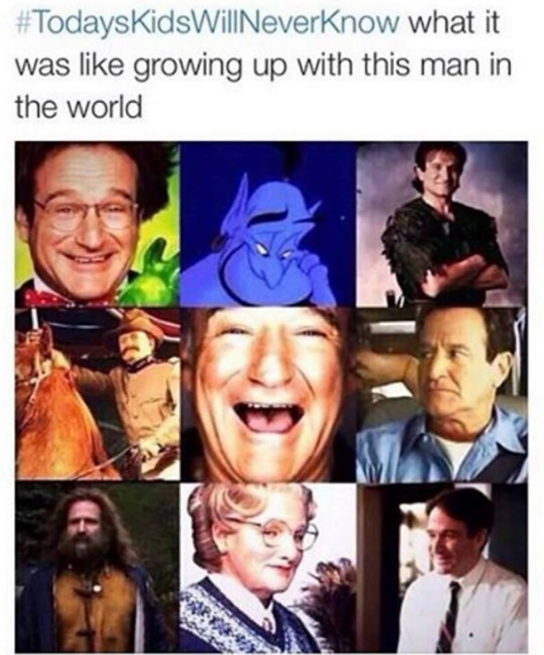 Favorite Robin Williams role? Mine's Aladdin - meme