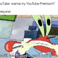 No thanks youtube