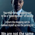 Shopping cart meme
