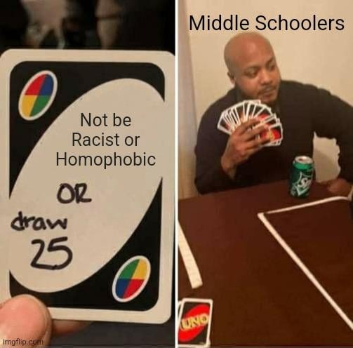Middle schoolers - meme