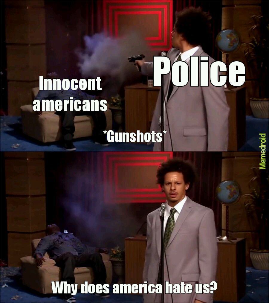 American police force - meme
