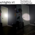 flashlights in horror games