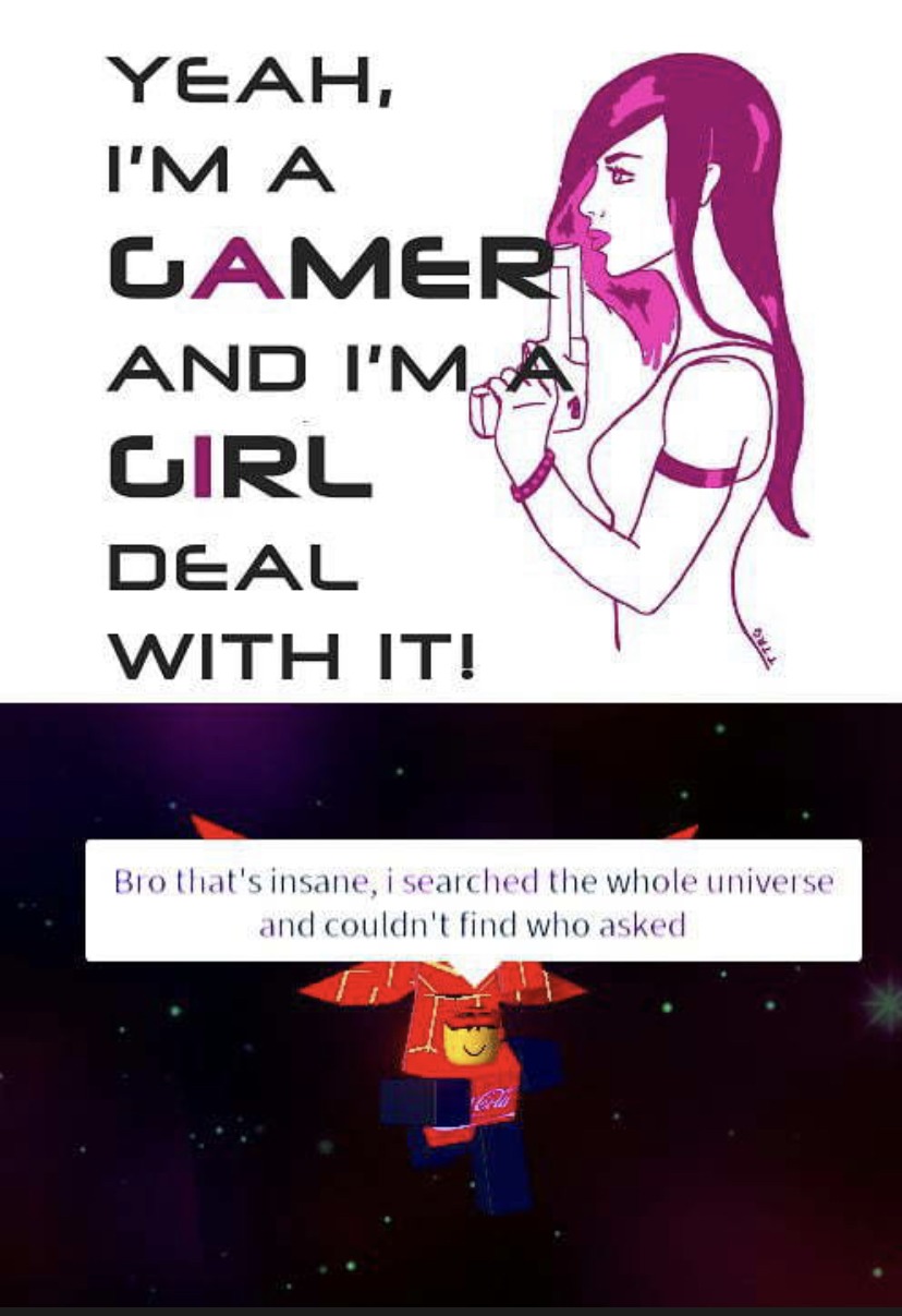 Gamer girl meme