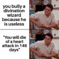 Bully a divination wizard