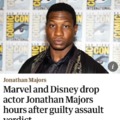 Marvel and Disney drop Jonathan Majors after guilty verdict