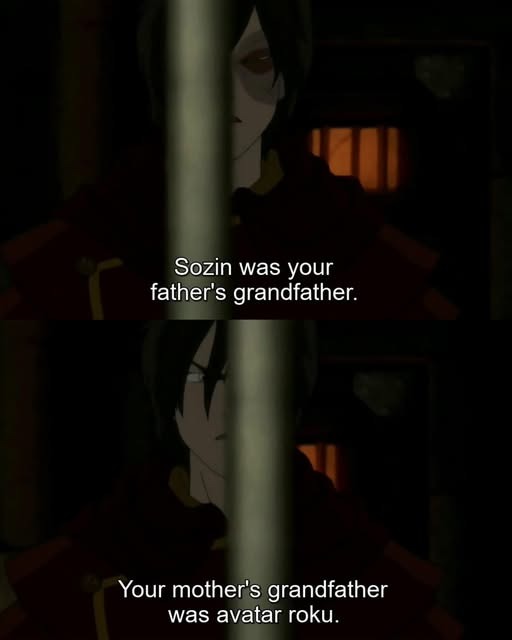 that's what ozai told zuko in the end - meme