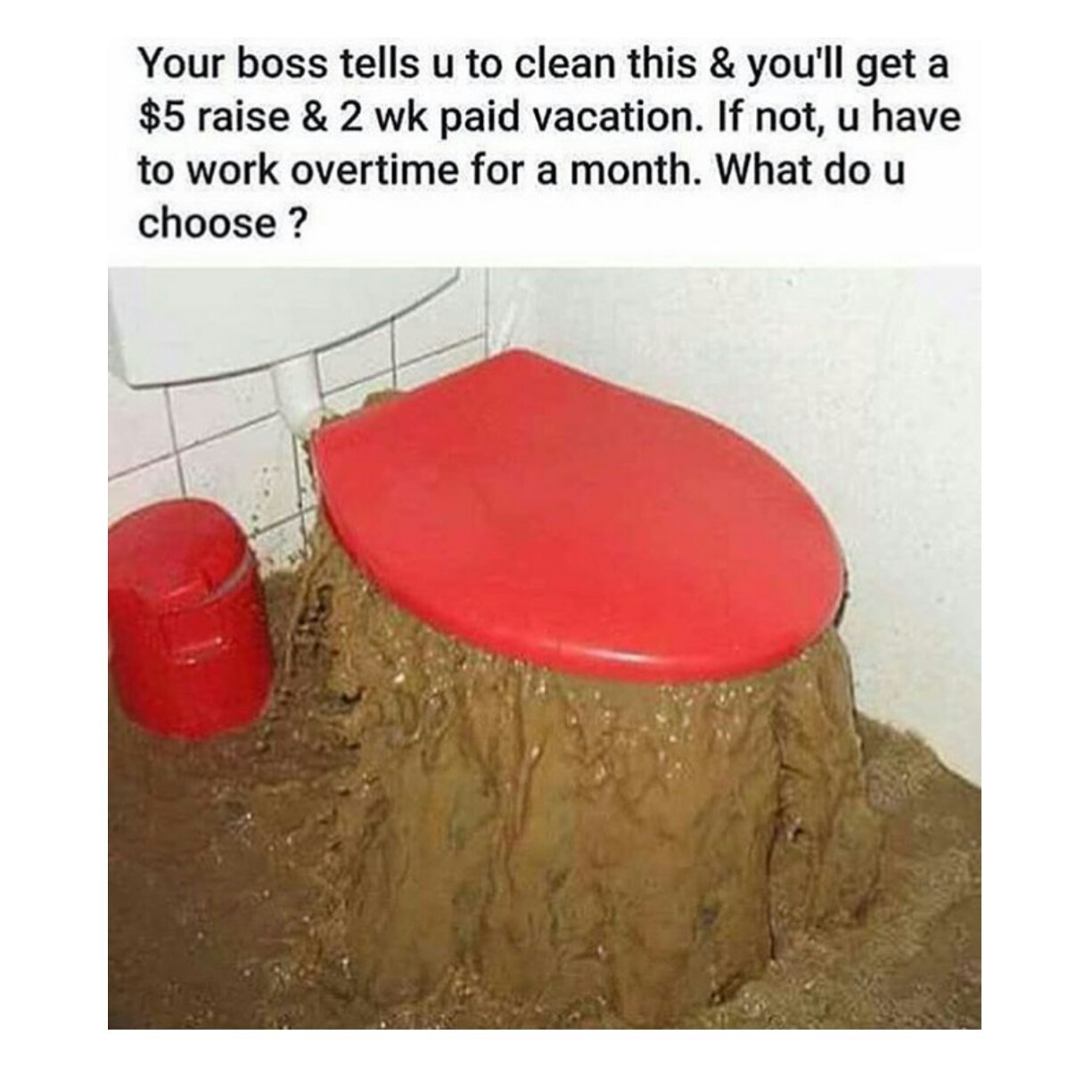 I would clean it - meme