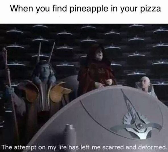 When did this become sexy? Real pizxa doesnt have pinapples. - meme