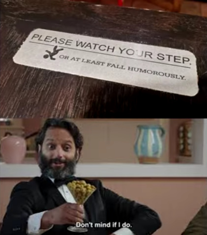 Please watch your step - meme