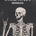 Y'all need to change it to skeletons pfp