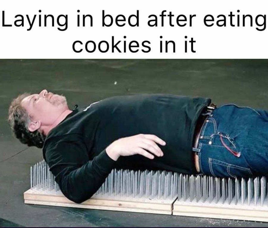 Damn cookies - meme