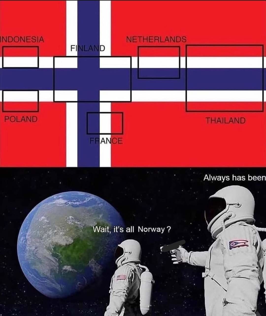 We're all Norway - meme