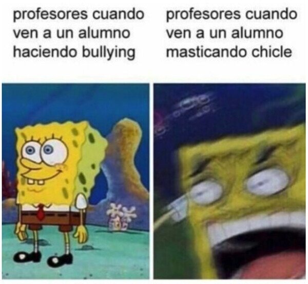 Bullying vs chicle - meme