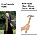 Video game swords