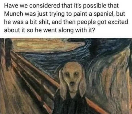 The Scream by Munch - meme
