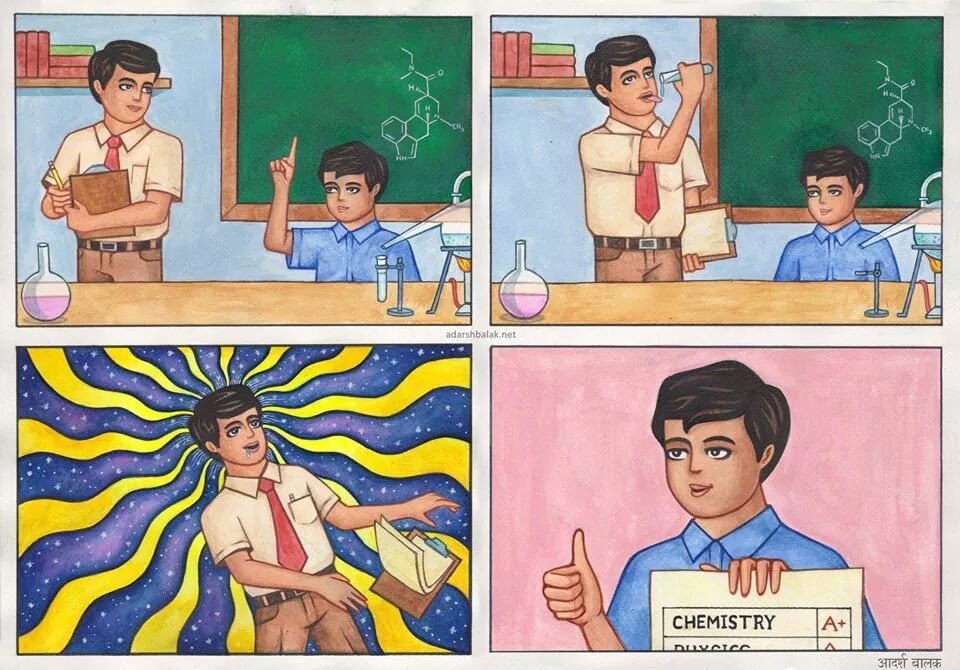 How to get an A in Chemistry. - meme