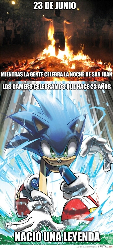 Cumpleaños de Sonic! - meme