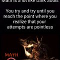 Math Souls would make an awesome game!