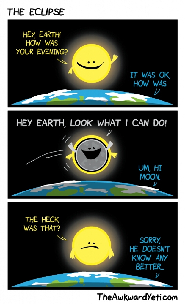 earth moon and sun - meme