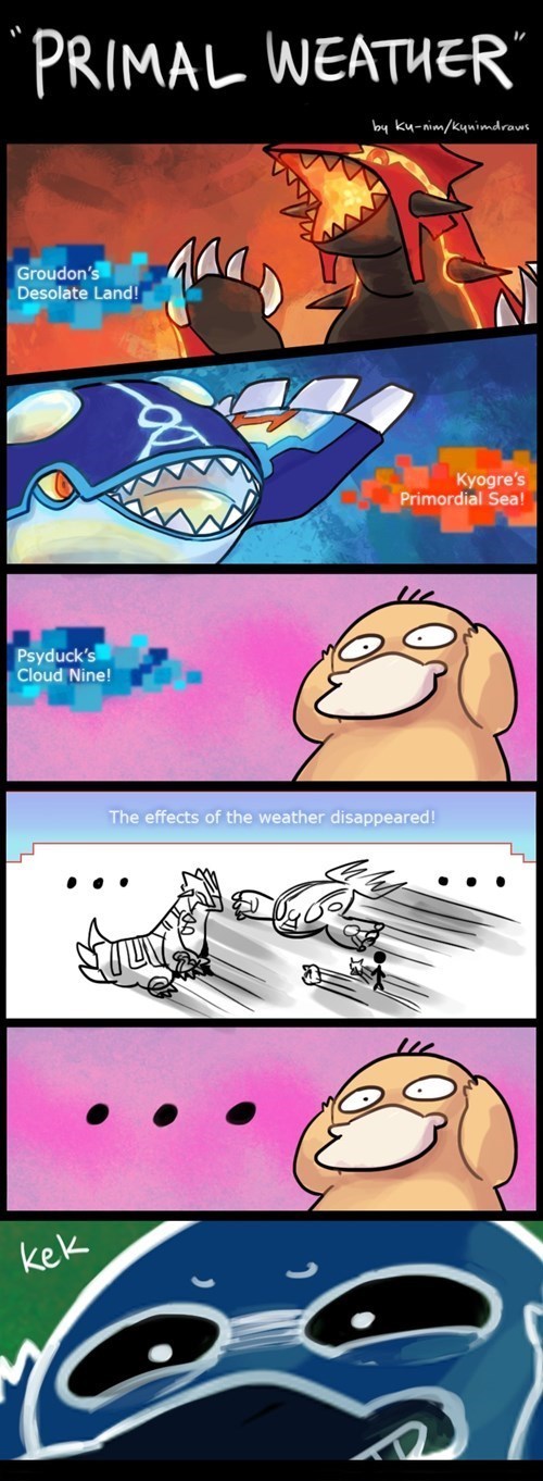 who knew psyduck had it in him/her - meme