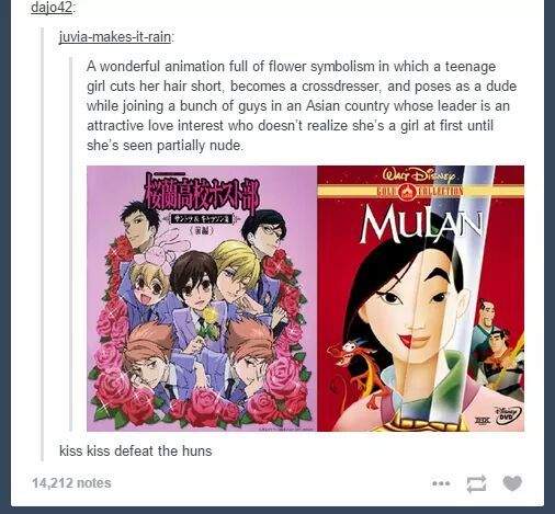 Mulan highschool host club - meme