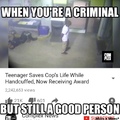 Fourth comment is a criminal