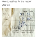 Free food for the 3rd comment