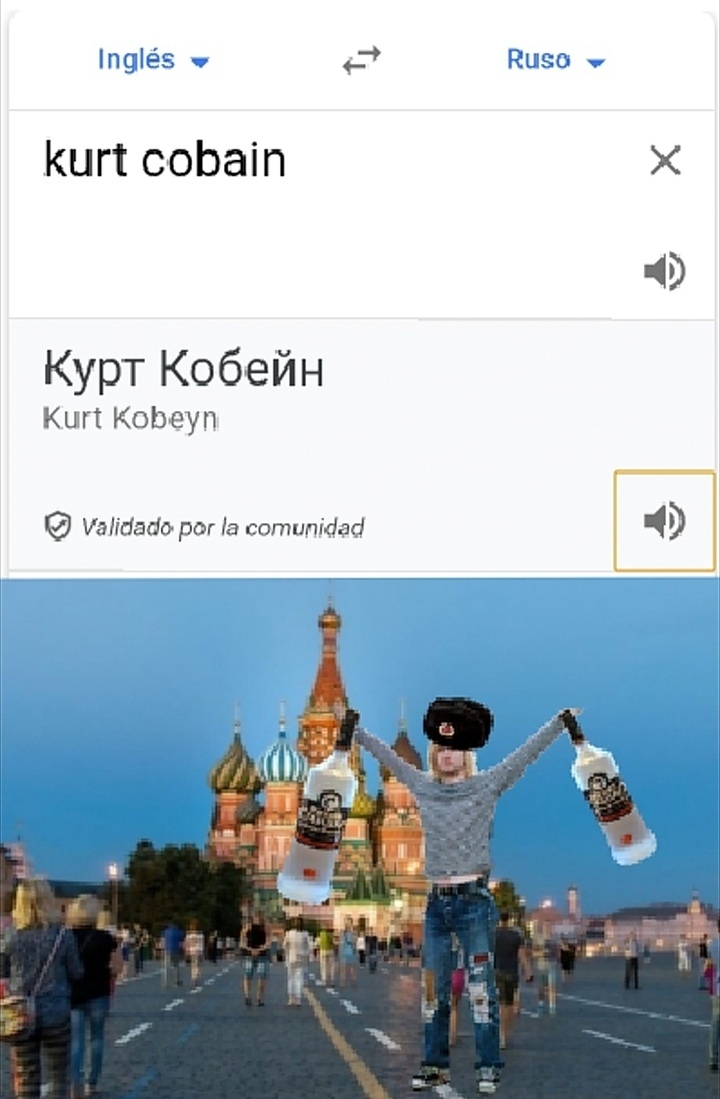 Kurt cobain ruso - meme