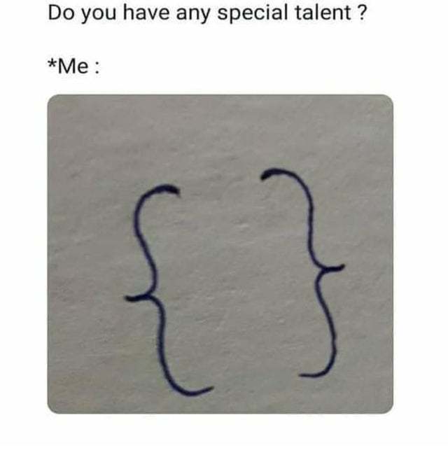 Special talent - meme