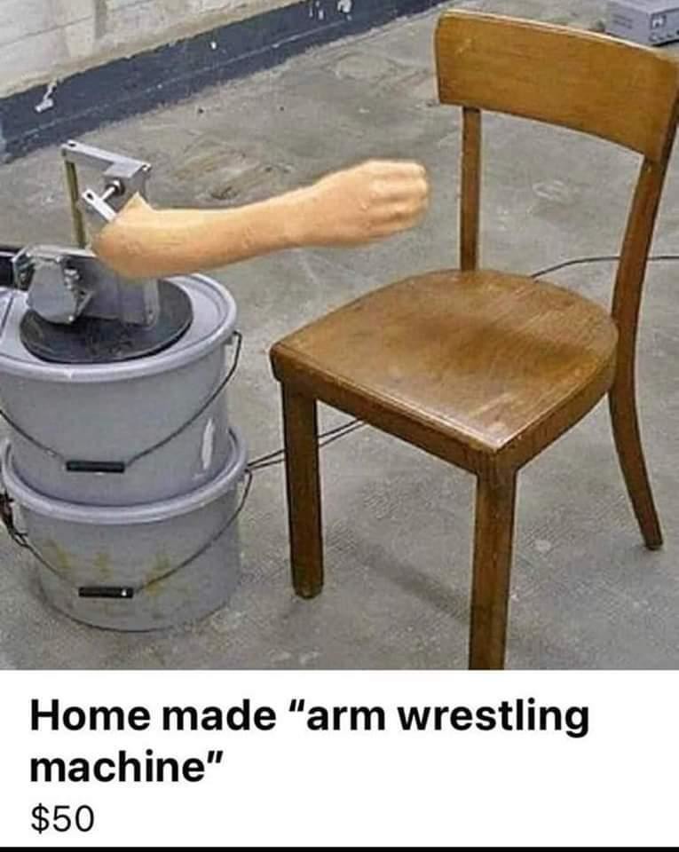 Cursed arm wrestling - meme